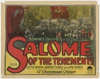 4k179 SALOME OF THE TENEMENTS TC 1925 Jewish reporter Jetta Goudal marries rich Godfrey Tearle!