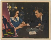 4k307 SHADOW OF A DOUBT LC 1943 c/u of Joseph Cotten trying to reassure Teresa Wright, Hitchcock!