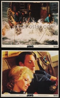4m183 JAWS 2 8x10 mini LCs 1975 Roy Scheider, Robert Shaw, Dreyfuss, Spielberg's shark classic!