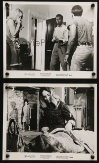 4m976 NIGHT OF THE LIVING DEAD 2 8x10 stills 1968 great images from George Romero zombie classic!