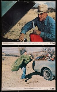 4m187 RAGE 2 8x10 mini LCs 1972 great images of George C. Scott who is on a rampage for good reason!