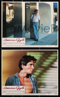 4m025 AMERICAN GIGOLO 8 8x10 mini LCs 1980 male prostitute Richard Gere w/sexy Lauren Hutton!