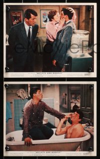4m105 ARTISTS & MODELS 6 color 8x10 stills 1955 Dean Martin & Jerry Lewis w/ sexy Shirley MacLaine!