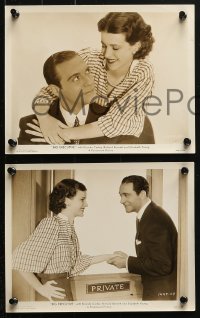 4m469 BIG EXECUTIVE 12 8x10 stills 1933 Ricardo Cortez knew his business - but not as well as she knew hers!