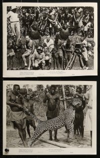 4m439 BLACK SHADOWS 13 from 7.75x10 to 8x10 stills 1949 African jungle, images from documentary!