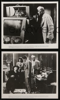 4m861 BOOGIE MAN WILL GET YOU 4 8x10 stills R1979 great images of Peter Lorre & Boris Karloff!