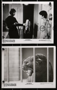 4m807 CAT PEOPLE 5 8x9.75 stills 1982 Kinski becomes something less than human!