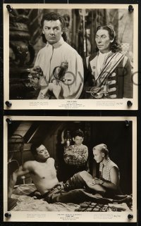 4m287 CORNEL WILDE 20 from 7.25x9.25 to 8x10 stills 1940s-1970s several with Jean Wallace!