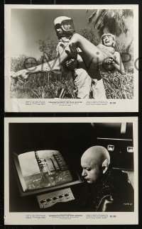 4m609 FRANKENSTEIN MEETS THE SPACE MONSTER 9 8x10 stills 1965 with cool alien & sci-fi images!