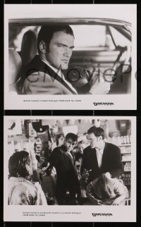 4m872 FROM DUSK TILL DAWN 4 8x10 stills 1995 George Clooney with Quentin Tarantino, vampires!