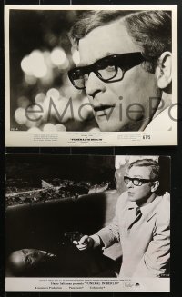 4m310 FUNERAL IN BERLIN 19 from 7.5x9.25 to 8x10 stills 1967 Michael Caine as Harry Palmer, sexy girls & spies!