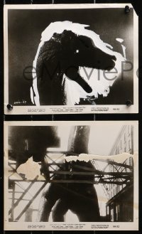 4m817 GIANT BEHEMOTH 5 8x10 stills 1959 Gene Evans, the biggest thing since creation, f/x scenes!