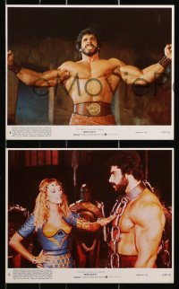 4m048 HERCULES 8 8x10 mini LCs 1983 images of strongman Lou Ferrigno & sexy Sybil Danning!