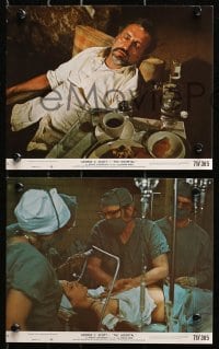 4m144 HOSPITAL 4 8x10 mini LCs 1971 George C. Scott, Diana Rigg, written by Paddy Chayefsky!