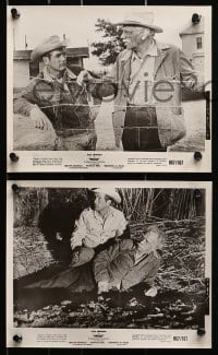 4m523 HUD 11 8x10 stills R1967 cowboys Paul Newman, Melvyn Douglas, De Wilde, Ritt classic!