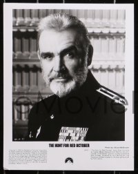 4m825 HUNT FOR RED OCTOBER 5 8x10 stills 1990 Russian submarine captain Sean Connery in all!