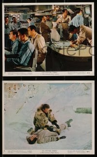 4m146 ICE STATION ZEBRA 4 color 8x10 stills 1969 Patrick McGoohan, Rock Hudson, Jim Brown, Borgnine