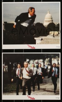 4m115 IN THE LINE OF FIRE 6 8x10 mini LCs 1993 Clint Eastwood, John Malkovich, sexy Rene Russo!