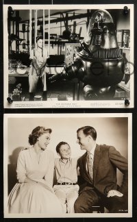 4m451 INVISIBLE BOY 13 mostly deluxe 8x10 stills 1957 Richard Eyer, w/ image of Robby the Robot!