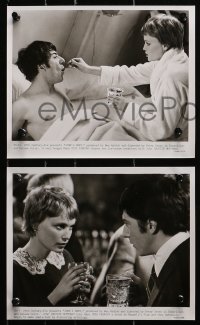 4m613 JOHN & MARY 9 8x10 stills 1969 Dustin Hoffman, Mia Farrow, directed by Peter Yates!