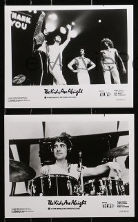 4m827 KIDS ARE ALRIGHT 5 8x10 stills 1979 Roger Daltrey, Peter Townshend, The Who, rock & roll!