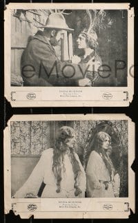 4m590 WHITE RAVEN 10 8x10 LCs 1917 Ethel Barrymore, William B. Davidson, includes card in Spanish!