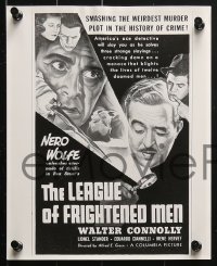 4m486 LEAGUE OF FRIGHTENED MEN 12 8x10 stills 1937 Jameson Thomas in Rex Stout/Nero Wolfe mystery!