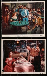 4m133 PARDNERS 5 color 8x10 stills 1956 images of cowboys Jerry Lewis & Dean Martin!