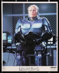 4m101 ROBOCOP 2 7 color 8x10 stills 1990 great close up of cyborg policeman Peter Weller, sci-fi sequel!