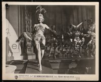 4m988 SHE'S WORKING HER WAY THROUGH COLLEGE 2 8x10 stills 1952 Virginia Mayo on stage, poster art!