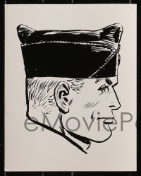 4m939 STEVE CANYON 3 TV 7.25x9 stills 1959 from the Air Force comic strip by Milton Caniff!