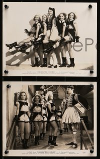 4m898 UNEXPECTED FATHER 4 8x10 stills 1939 great images of Mischa Auer with sexy dancers in all!