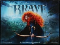 4p299 BRAVE advance DS British quad 2012 cool Disney/Pixar fantasy cartoon set in Scotland!