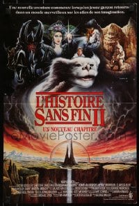 4p139 NEVERENDING STORY 2 French 16x24 1991 George Miller sequel, different Casaro fantasy art!