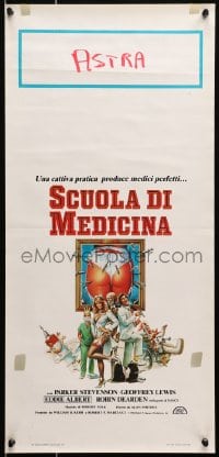 4p381 STITCHES Italian locandina 1985 hospital sex, malpractice made perfect, wacky artwork!