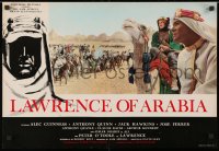 4p391 LAWRENCE OF ARABIA Italian 18x26 pbusta 1963 David Lean, Peter O'Toole & cast!