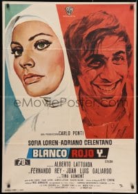 4p638 WHITE SISTER Spanish 1974 sexy Sophia Loren as you've never seen her before!