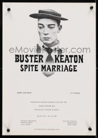 4p026 SPITE MARRIAGE Swiss R1974 great image of stone-faced Buster Keaton!