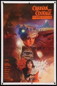 4r578 CARAVAN OF COURAGE int'l 1sh 1984 An Ewok Adventure, Star Wars, Kazuhiko Sano!