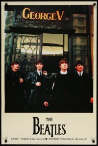 4r137 BEATLES George V style 24x36 commercial poster 1987 John, Paul, George & Ringo!