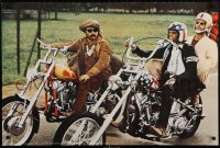 4r148 EASY RIDER 25x37 Dutch commercial poster 1970 Fonda, Nicholson & Hopper on motorcycles!