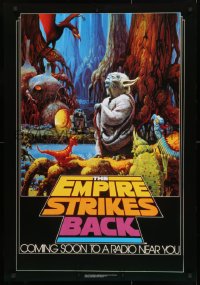 4r150 EMPIRE STRIKES BACK 27x39 Dutch commercial poster 1997 image of the radio poster, McQuarrie!