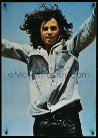 4r157 JIM MORRISON 24x34 Danish commercial poster 1980s cool image of jumping Doors lead singer!