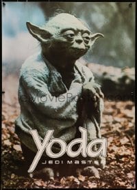 4r186 YODA 20x28 commercial poster 1980 great image of the Jedi Master in the Dagobah System!
