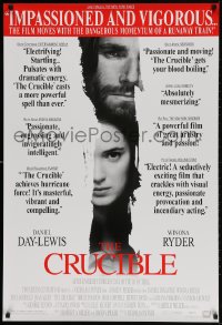 4r600 CRUCIBLE 1sh 1996 Daniel Day-Lewis, Winona Ryder, Paul Scofield, Salem witch trials!