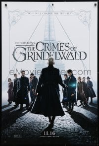 4r643 FANTASTIC BEASTS: THE CRIMES OF GRINDELWALD teaser DS 1sh 2018 who will change the future?