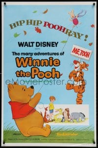 4r764 MANY ADVENTURES OF WINNIE THE POOH 1sh 1977 and Tigger too, plus three great shorts!