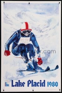 4r226 1980 WINTER OLYMPICS skier style 24x36 special poster 1980 different sports!
