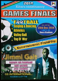4r227 2014 KIHARU CONSTITUENCY GAMES FINALS 17x24 Kenyan special poster 2014 Jimmi Gait!