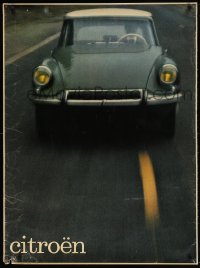 4r114 CITROEN 30x41 Swiss advertising poster 1960s great image of the car on the highway!